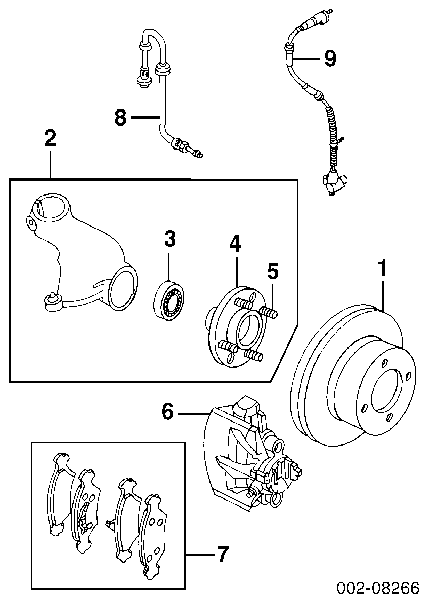 Передние тормозные диски F8RZ1125CA Ford