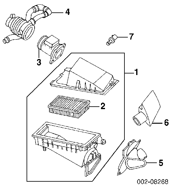 F5RZ9601B Ford filtro de ar