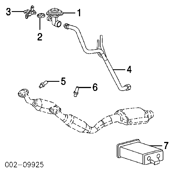 Лямбда-зонд, датчик кислорода после катализатора на Ford Windstar 