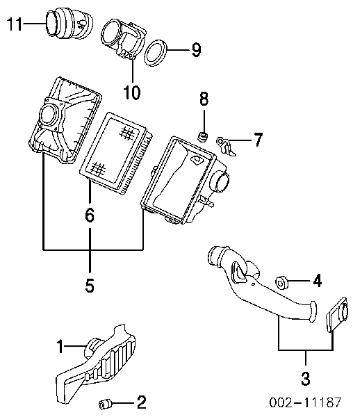 YF1Z9601AA Ford filtro de ar