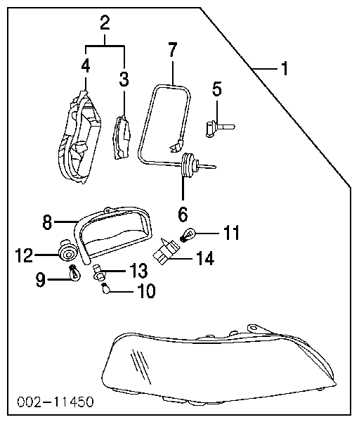 Лампочка галогенная 3W1Z13N021BA Ford