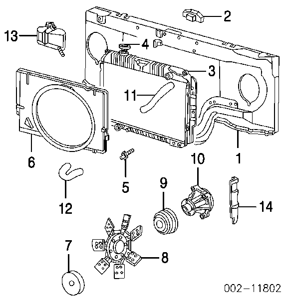 Помпа XC2Z8501BA Ford