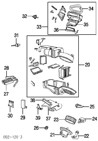 Резистор (сопротивление) вентилятора печки (отопителя салона) на Ford Taurus GL 