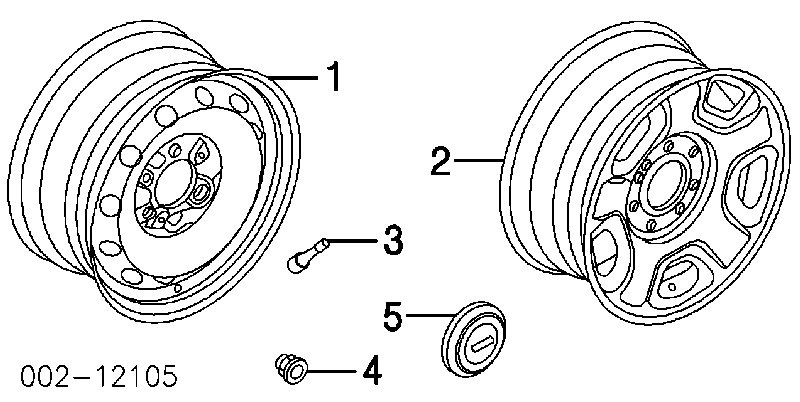 Гайка колесная 6112231 Dorman