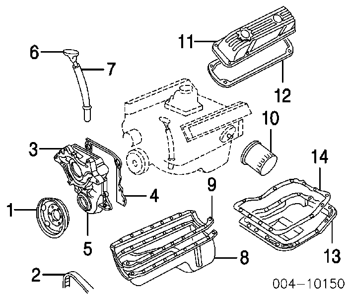 Vedação dianteira de cambota de motor K53021585AB Fiat/Alfa/Lancia