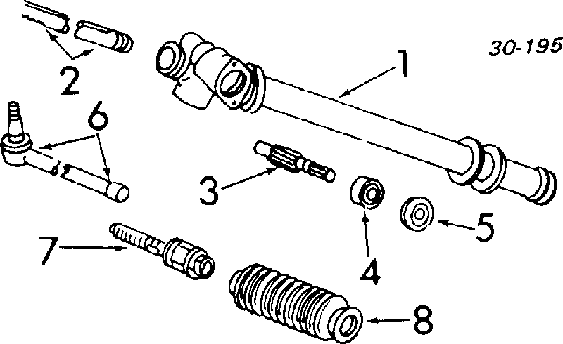 Сальник рулевой рейки/механизма (см. типоразмеры) 0029978446 Nissan