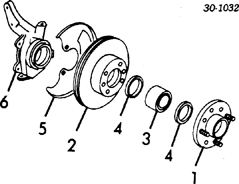 Bucim interno de cubo dianteiro para Nissan Bluebird (T72 , T12)