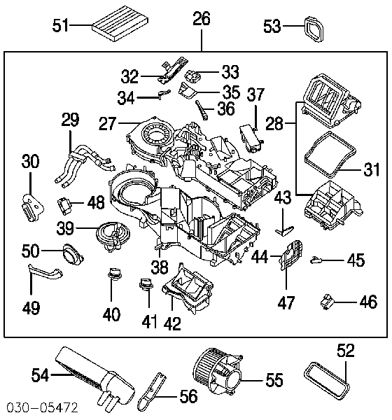 Válvula TRV de aparelho de ar condicionado para Nissan Pathfinder (R51)
