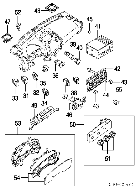 253204M400 Nissan sensor de ativação do sinal de parada