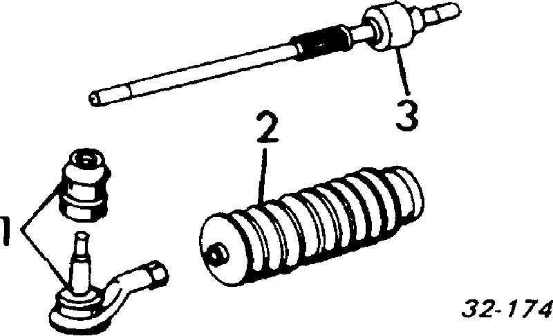 11844 Fare bota de proteção do mecanismo de direção (de cremalheira)