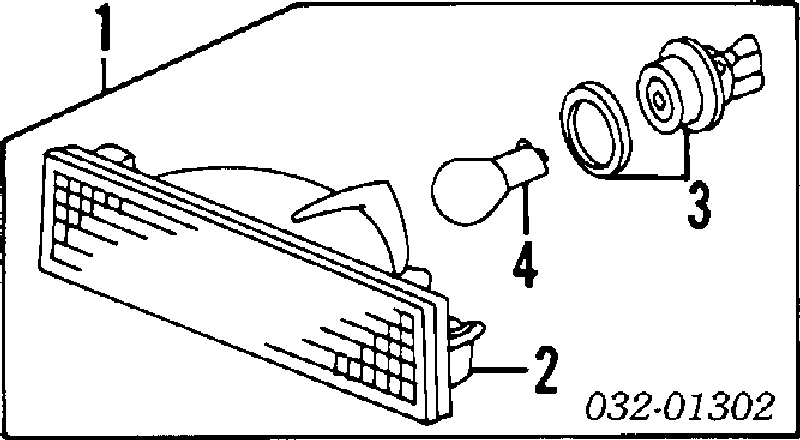 Posição (pisca-pisca) esquerda para Honda Accord (CA4, CA5)