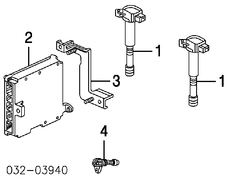 Sensor de posição (de revoluções) de cambota para Honda City (GD)