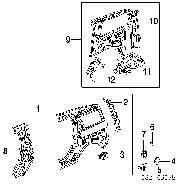 75450SAA003 Honda 