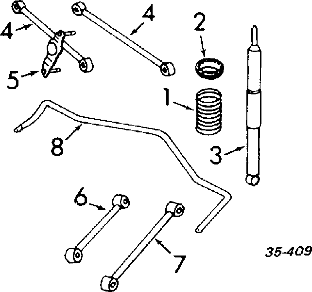 Шланг тормозной задний на Mazda 929 I 