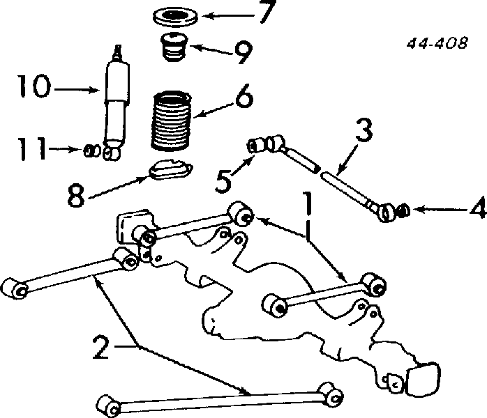 ADT34547R Blue Print suporte do freio dianteiro direito