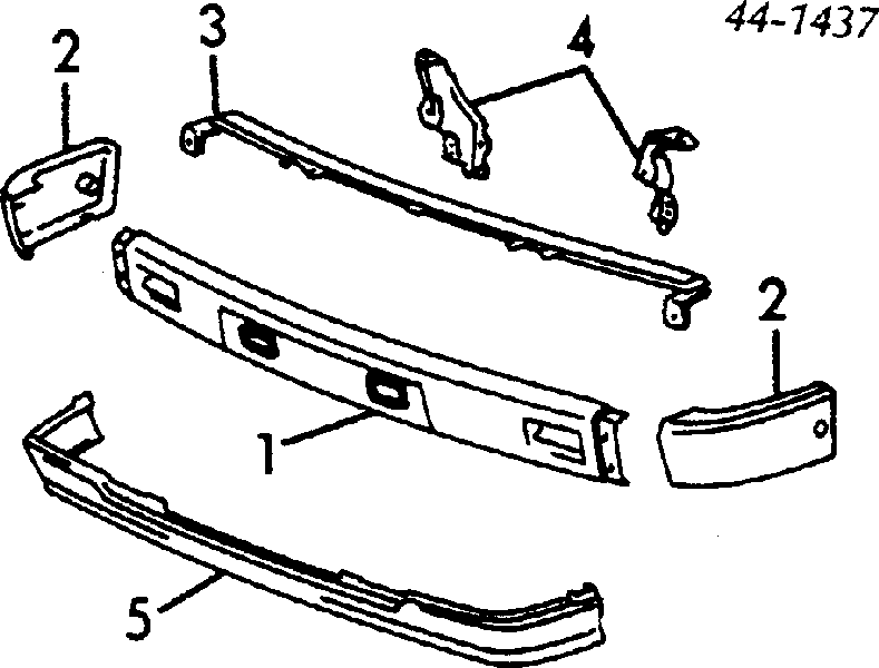 5211189146 Toyota pára-choque dianteiro