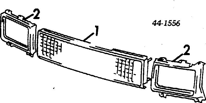 5310112590 Toyota grelha do radiador