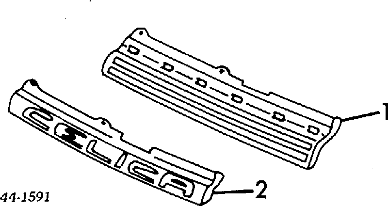 Решетка радиатора на Toyota Celica T16 (Тойота Селика)