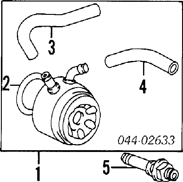 Ущільнююче кільце масляного теплообмінника 9030161003 TOYOTA