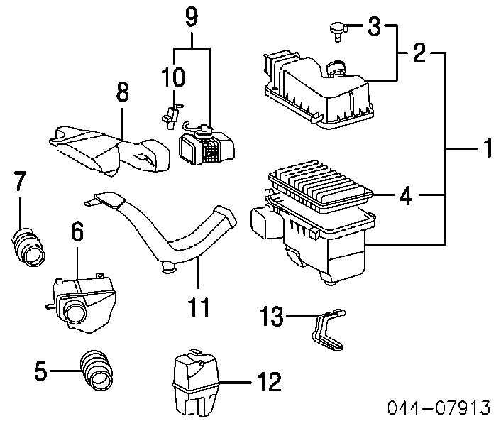 258600A010 Toyota válvula egr de recirculação dos gases