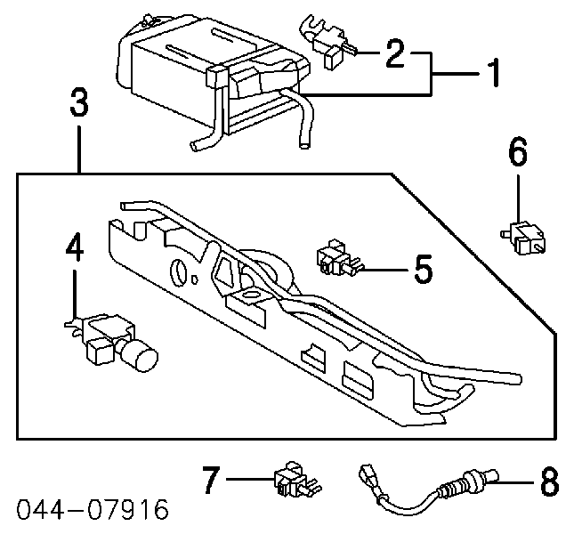 Convertidor de pressão (solenoide) de supercompressão para Toyota Solara 