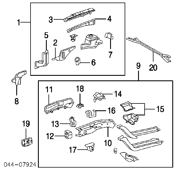 Escudo protetor contra o barro de arco dianteiro do pára-lama para Toyota Camry (V40)