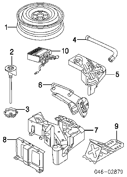 Compressor para o bombeio de pneus para Honda HR-V (RU)