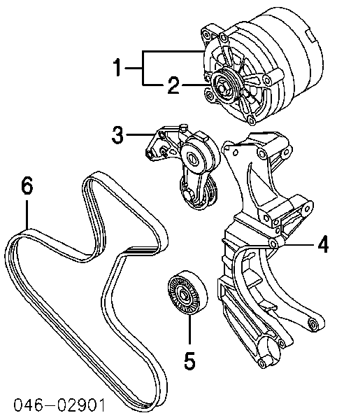 95510227600 VAG rolo parasita da correia de transmissão