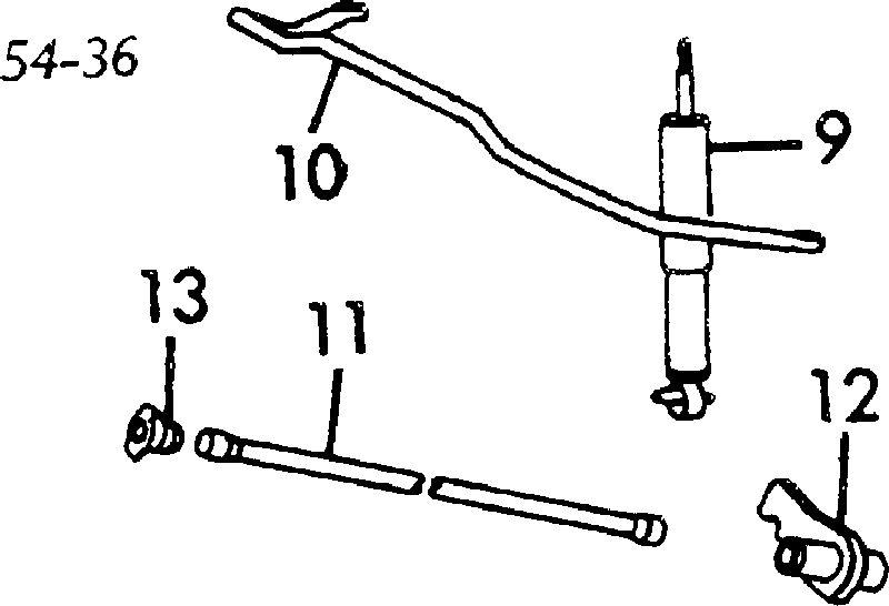 Vedação da barra de torção para Mitsubishi Space Gear (PA, B, DV, W)