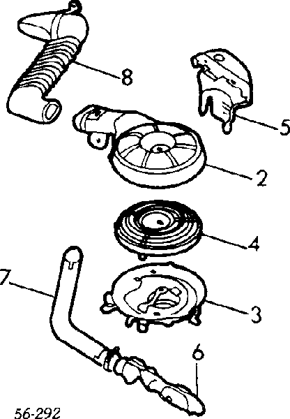 8970656670 Isuzu filtro de ar