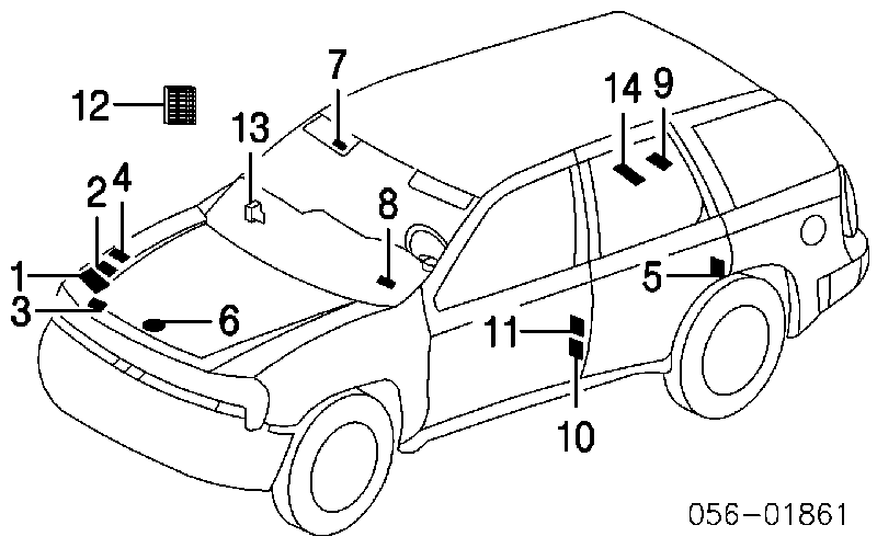 8125676970 Isuzu bucha de estabilizador dianteiro