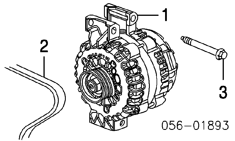 8104644760 Isuzu gerador