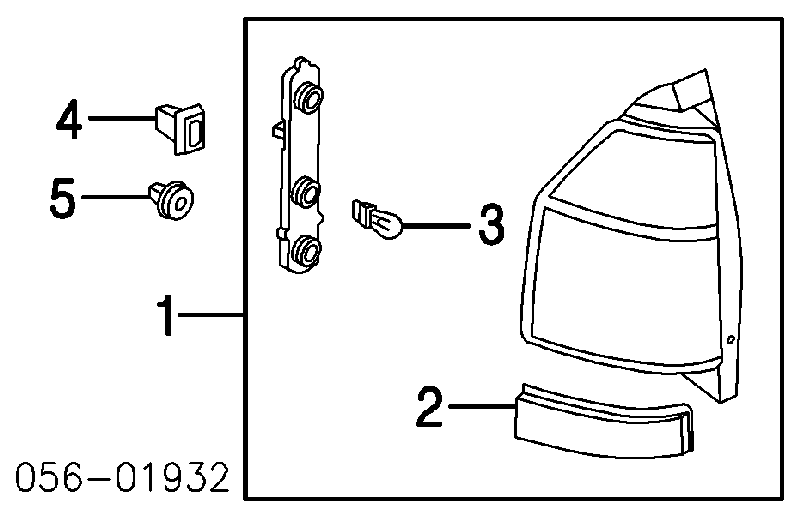 8124501080 Isuzu lâmpada de xénon