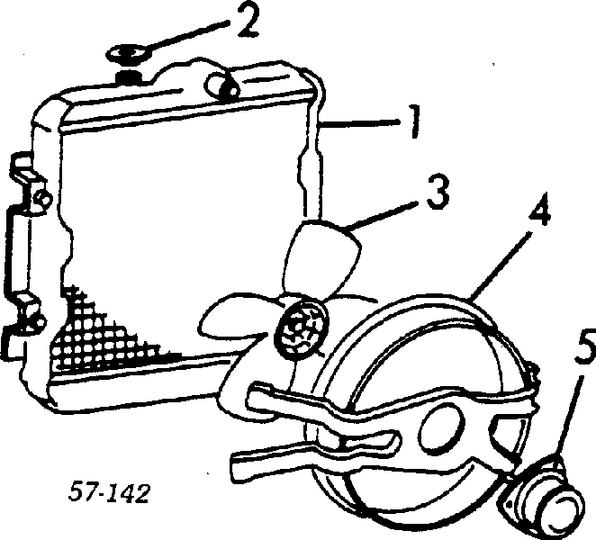 Radiador de esfriamento de motor para Mitsubishi Lancer (C1A,C6A)