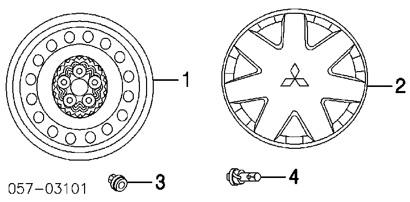  MN101093 Mitsubishi