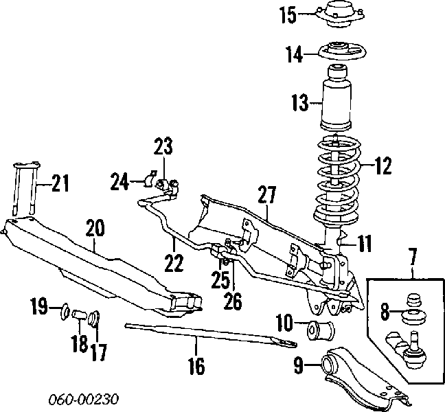 5461021000 Hyundai/Kia suporte de amortecedor dianteiro