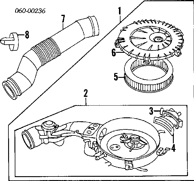 2811321340 Hyundai/Kia filtro de ar