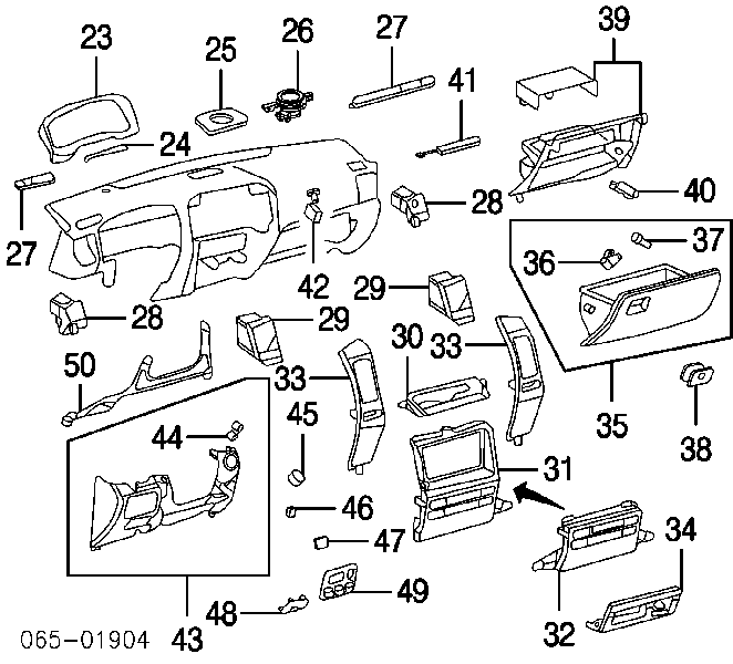 5544560100A0 Toyota tampão de panela de motor