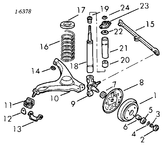 41800-60B50 Suzuki amortecedor traseiro