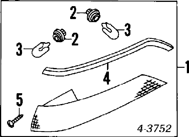 Posição (pisca-pisca) esquerda para Mitsubishi Eclipse (D22A, D27A)