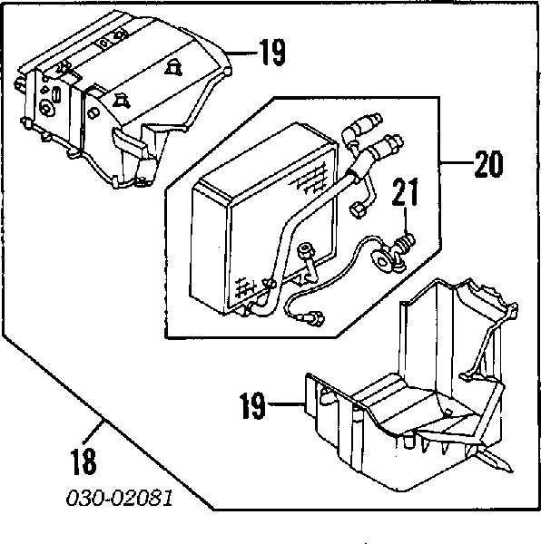 Испаритель кондиционера 2728065Y00 Nissan