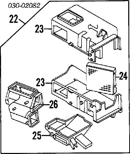 B714061J15 Nissan radiador de forno (de aquecedor)