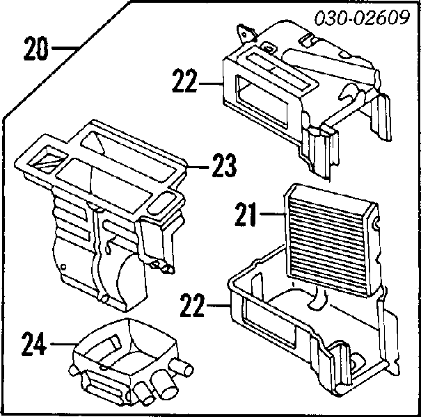 Радиатор печки (отопителя) на Nissan Altima 