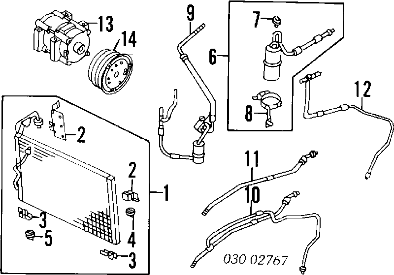 Датчик абсолютного давления кондиционера 921380B000 Nissan