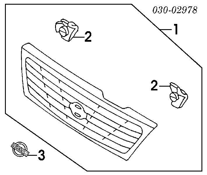 Cápsula (prendedor) de fixação de moldura de pára-brisas para Nissan Murano (Z50)