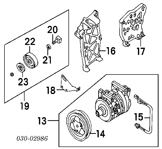1194731U03 Nissan rolo de reguladora de tensão da correia de transmissão