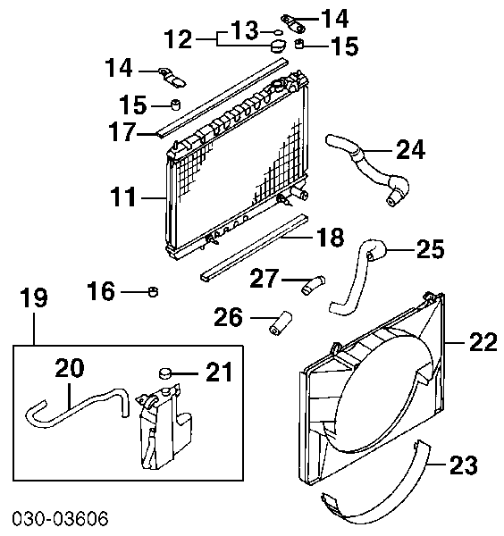 Крышка радиатора 214304B701 Nissan