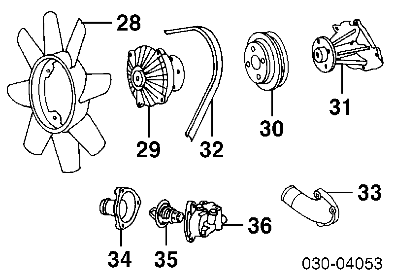 Вентилятор (крыльчатка) радиатора охлаждения на Nissan Terrano II 