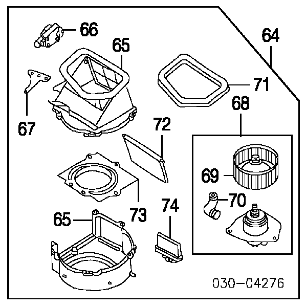 271500W014 Nissan резистор (сопротивление вентилятора печки (отопителя салона))