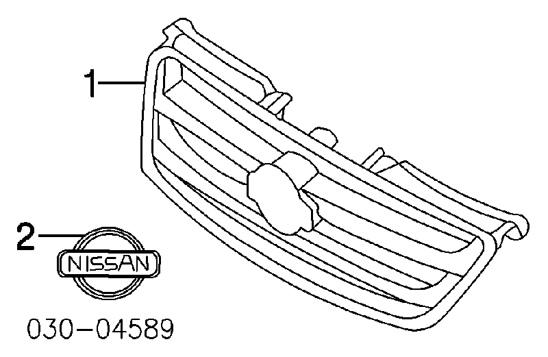 620708J100 Nissan/Infiniti Решетка радиатора